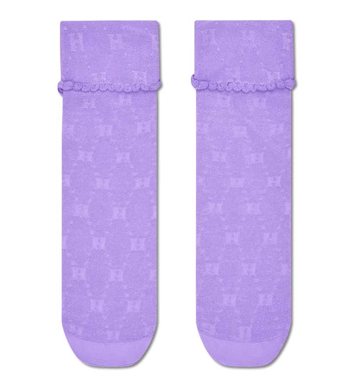 H Monogram Mini Crew Sock