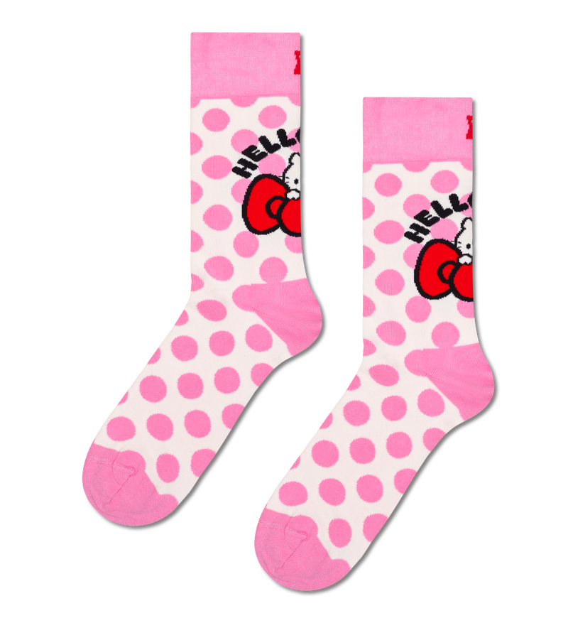 Hello Kitty Pink Dot Sock