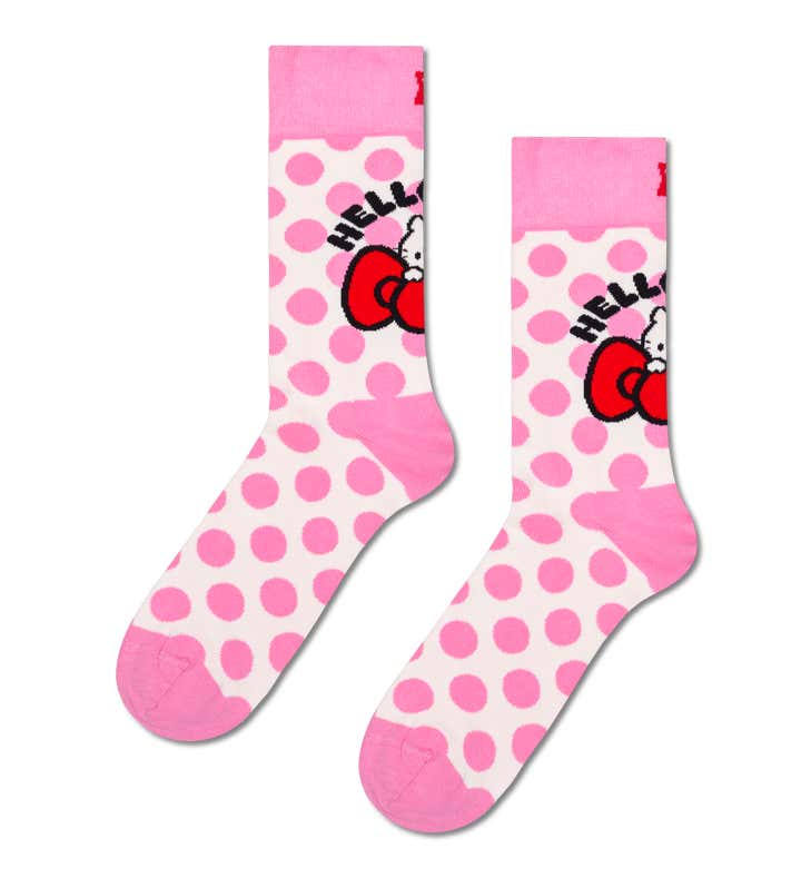 Hello Kitty Pink Dot Sock