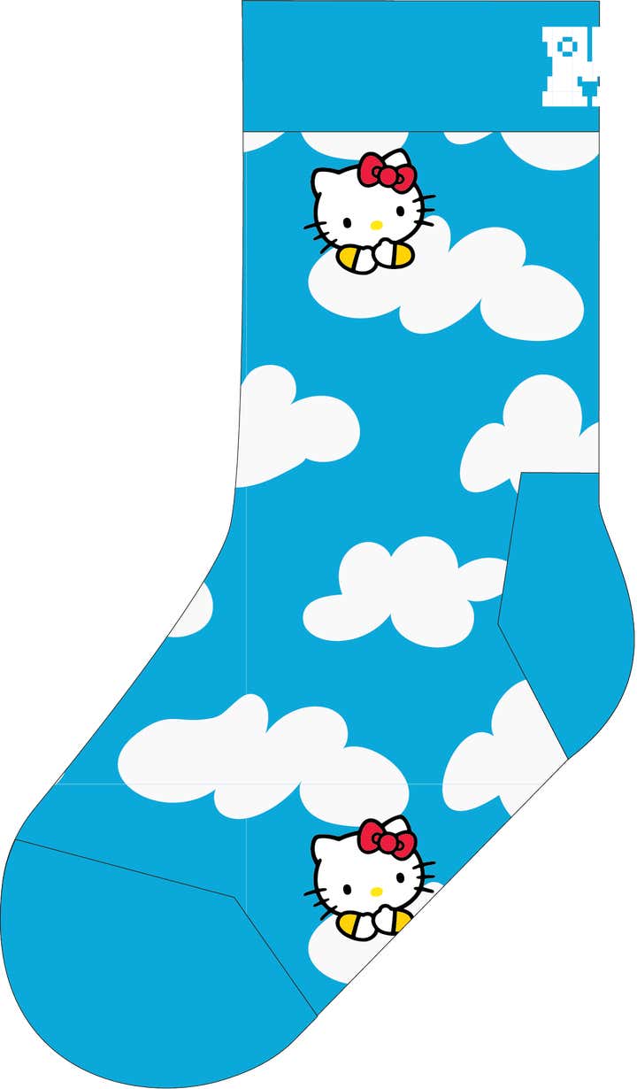 Kids Hello Kitty Cloudy Sock