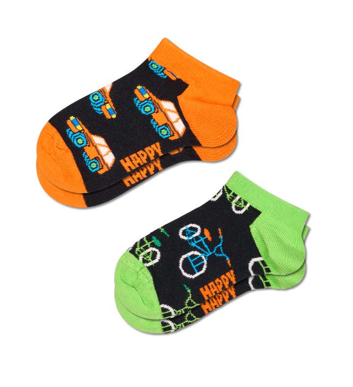 Kids 2-Pack Transport Low Socks