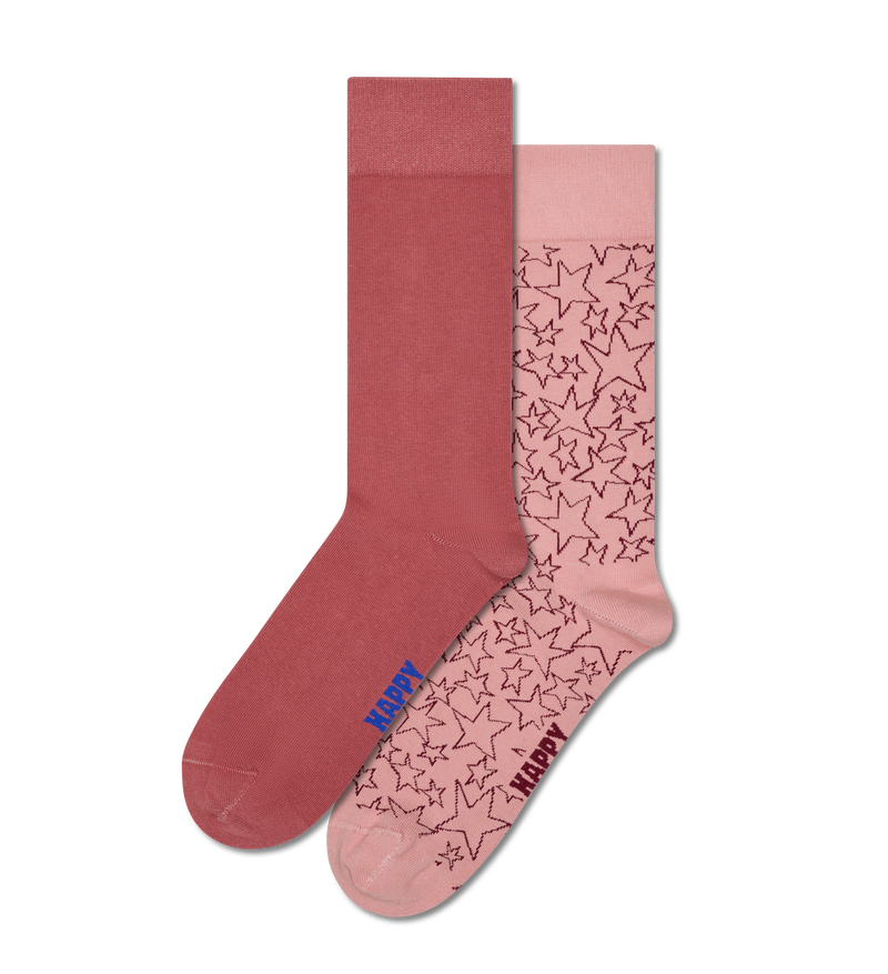 2-Pack Star Natural Dye Socks