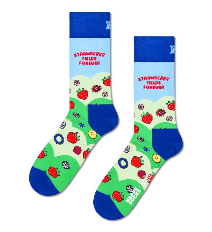 The Beatles Strawberry Fields Sock