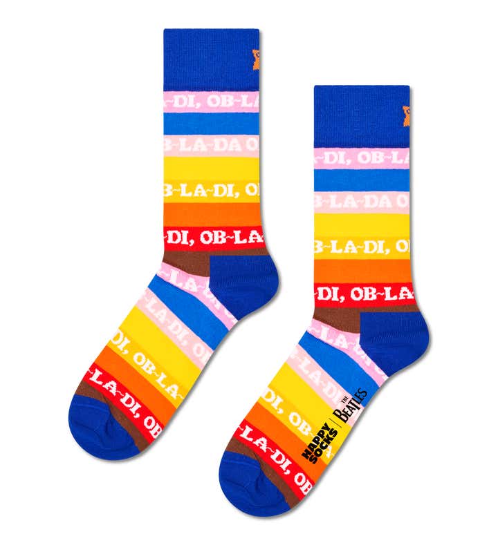 The Beatles Ob-La-Stripe Sock