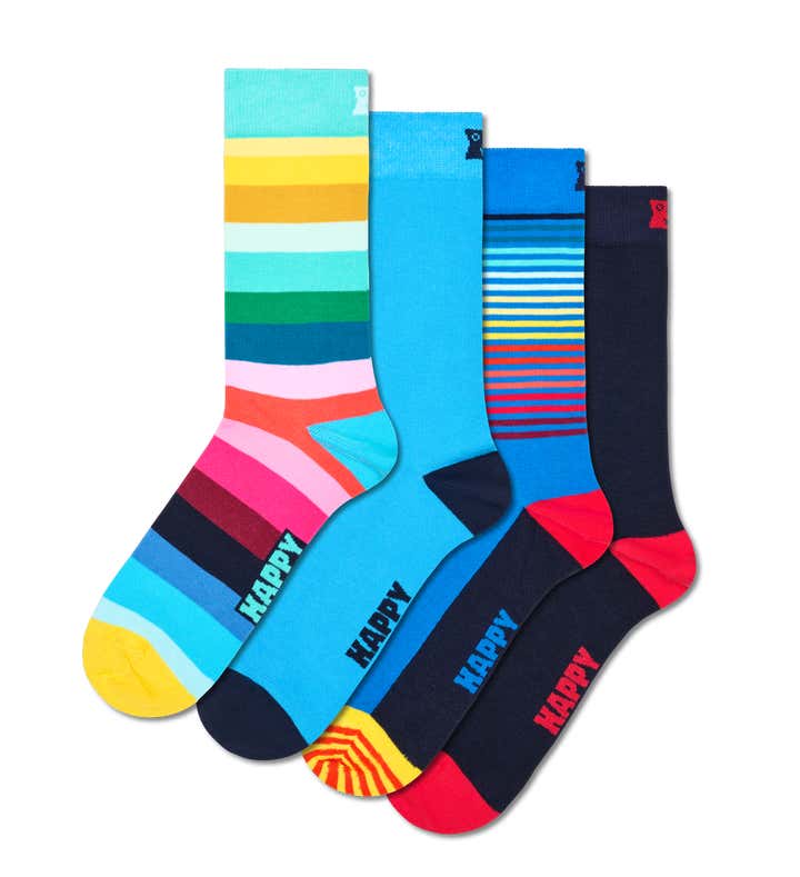 4-Pack Blue Socks