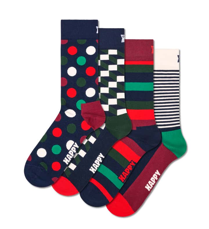 4-Pack Big Dot Socks
