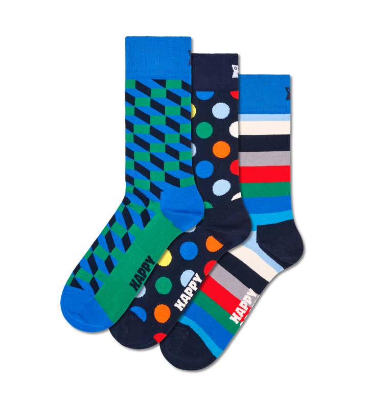 3-Pack Graphics Socks