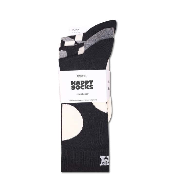 3-Pack Graphic Socks
