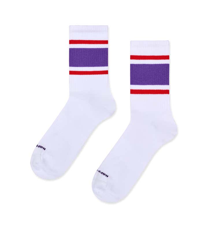Simple Stripe Sneaker Sock