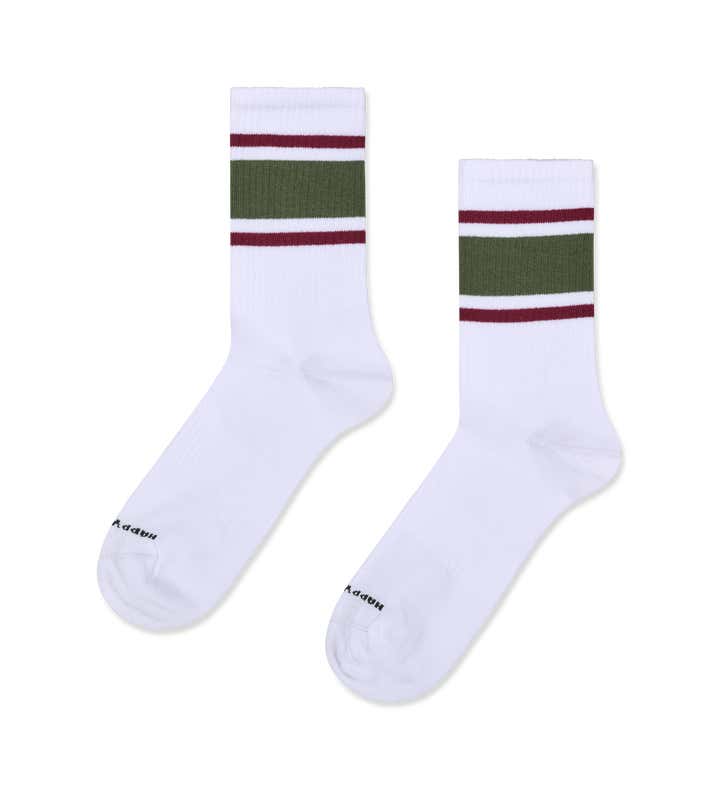 Simple Stripe Sneaker Sock