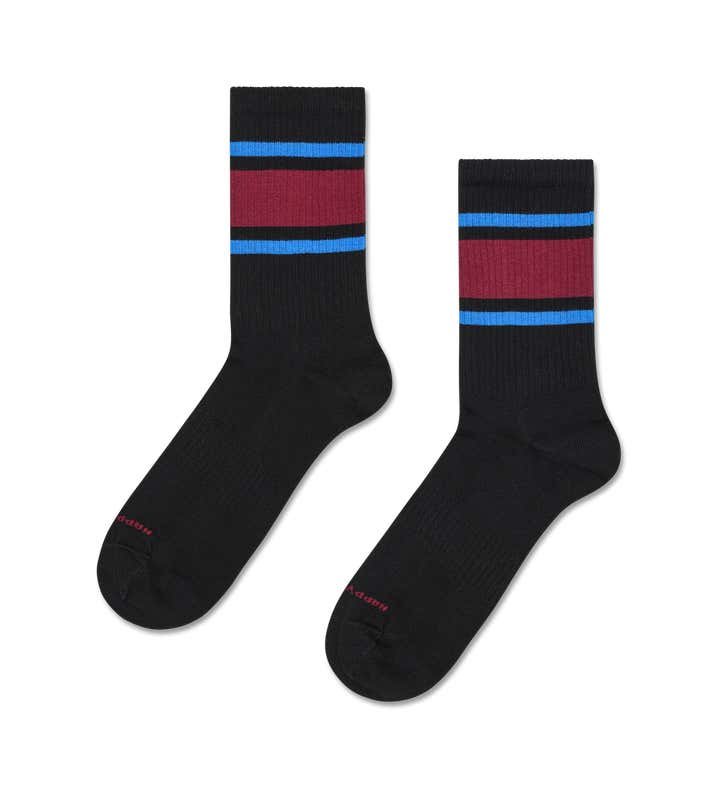 Simple Stripe Sneaker Sock