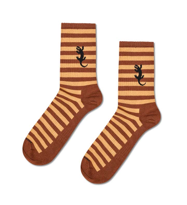 Kroko & Stripes Sneaker Sock
