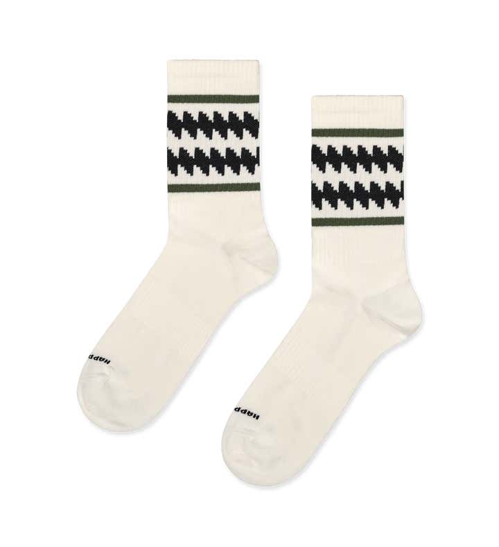 Zic Zac Stripe Sneaker Sock