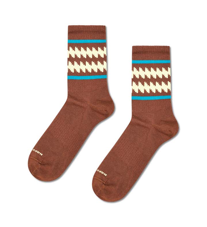 Zic Zac Stripe Sneaker Sock