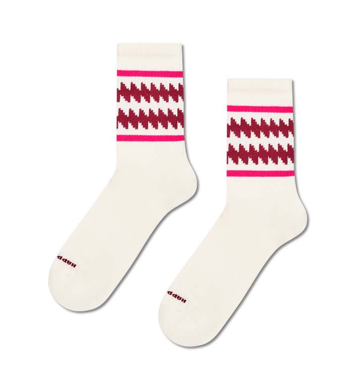 Zic Zac Stripe Sneaker Sock