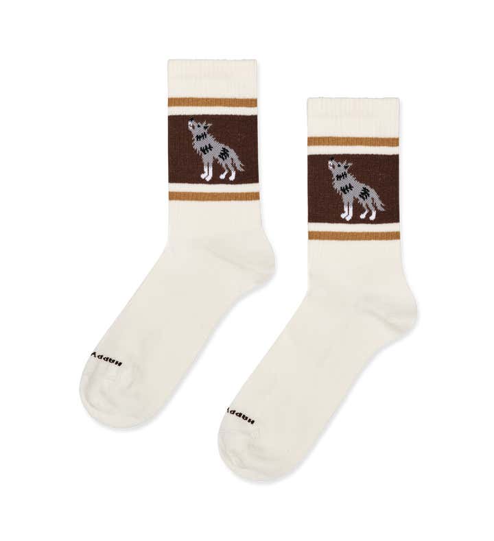 Wolf Stripe Sneaker Sock