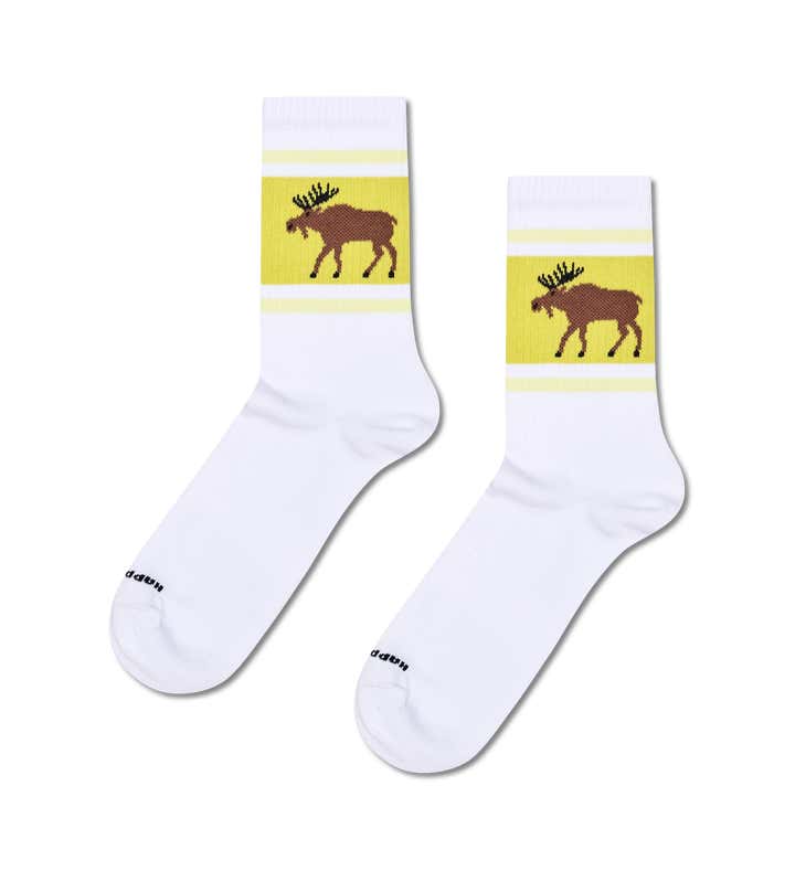 Moose Stripe Sneaker Sock