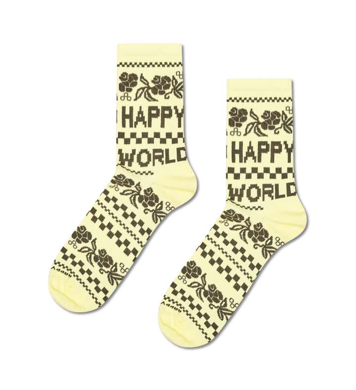 Happy World Sneaker Sock