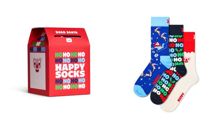 3-Pack Santa´s Postbox Socks Gift Set