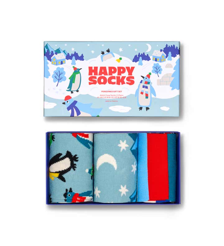 3-Pack Penguin Socks Gift Set