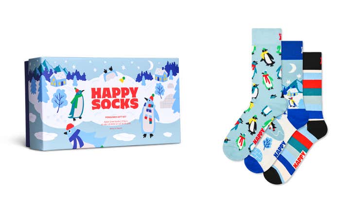 3-Pack Penguin Socks Gift Set