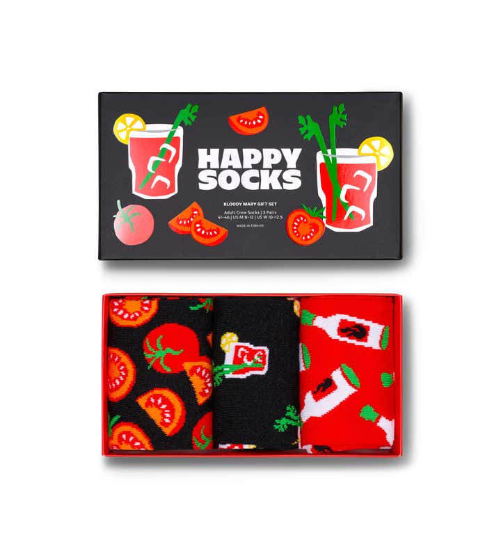 3-Pack Bloody Mary Socks Gift Set