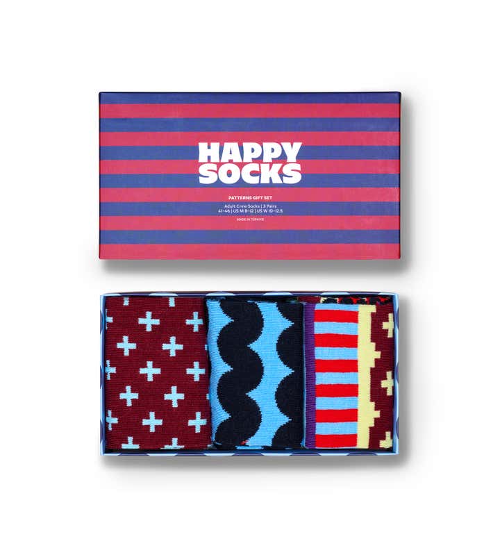3-Pack Graphic Mix Socks Gift Set