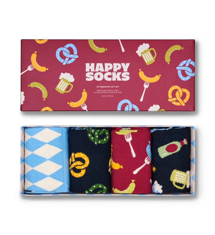 4-Pack Octoberfest Socks Gift Set