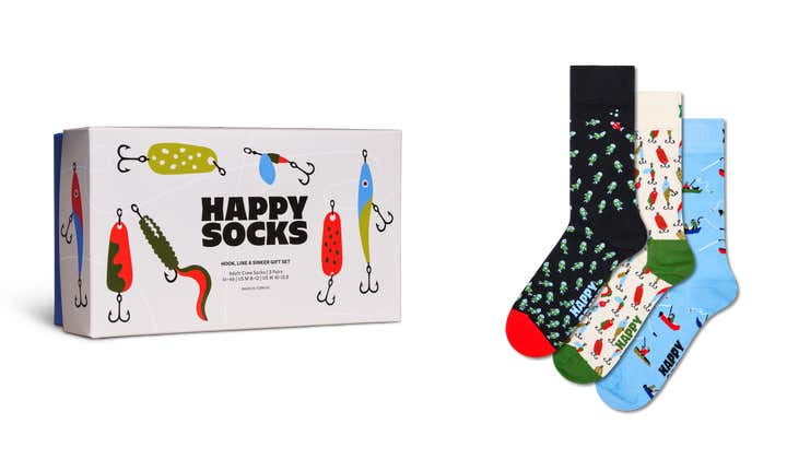 3-Pack Hook, Line, Sinker Socks Gift Set