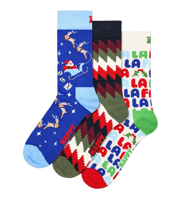 3-Pack Christmas Socks