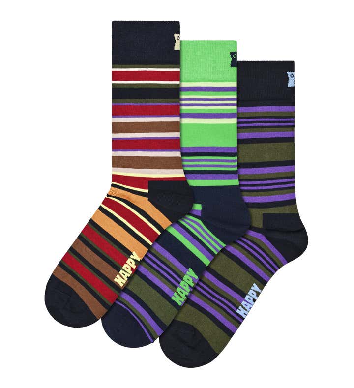 3-Pack Stripe Socks