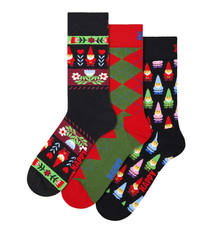 3-Pack Santa Socks