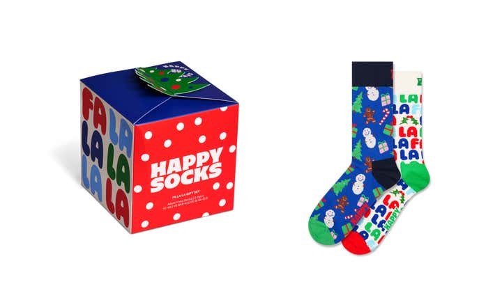 2-Pack Holiday Cookies Socks Gift Set