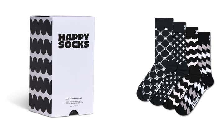 4-Pack Graphic Socks Gift Set