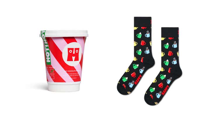 1-Pack Hot Chocolate Sock Gift Set