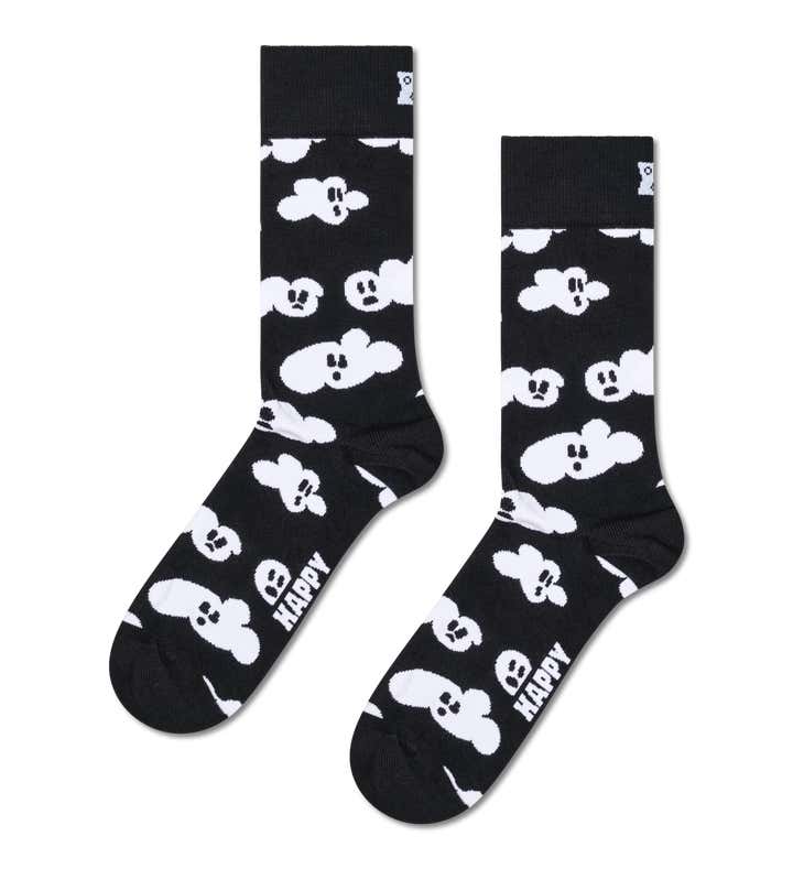 Cloudy Ghost Sock