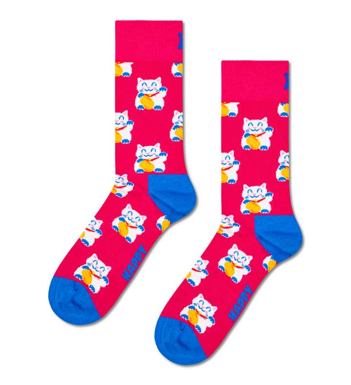 Lucky Neko Sock