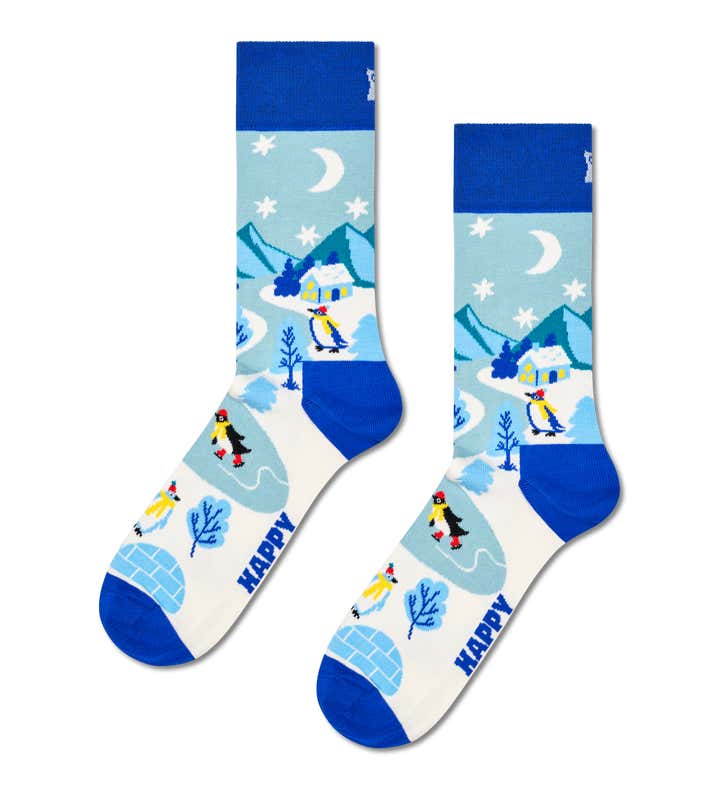 Penguin Village Sock