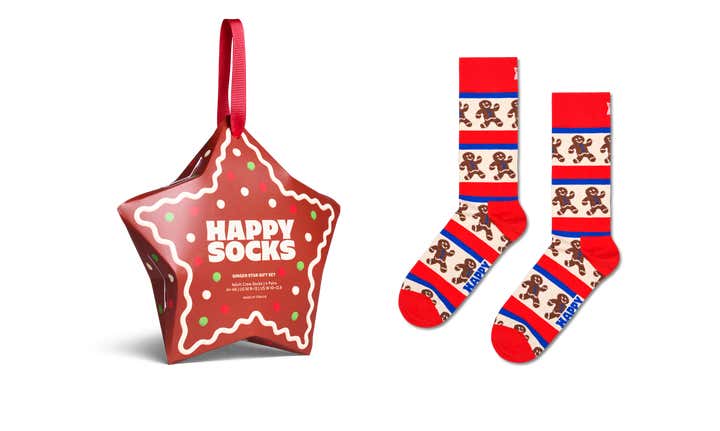 1-Pack Ginger Star Sock Gift Set