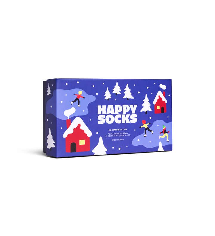 3-Pack Holiday Navy Socks Gift Set