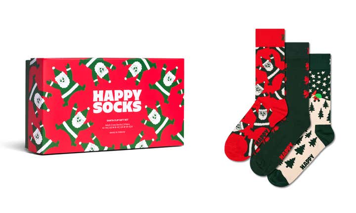 3-Pack Santa Socks Gift Set