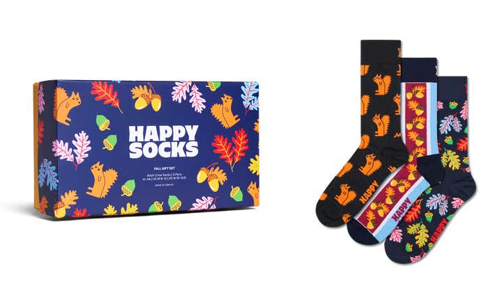 3-Pack Fall Socks Gift Set