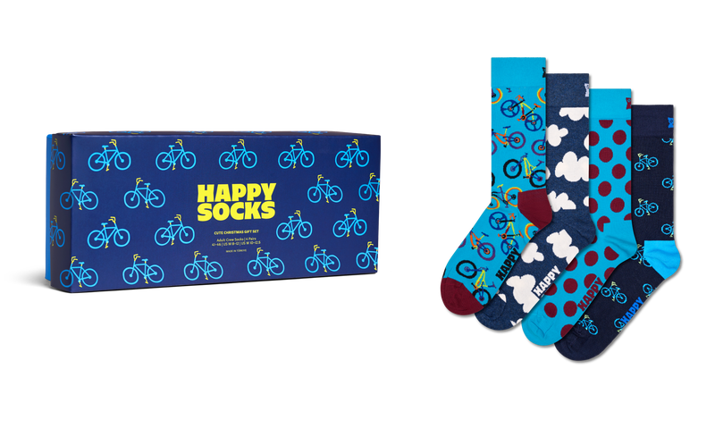 4-Pack Bike Socks Gift Set