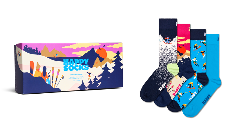 4-Pack Winter Sport Socks Gift Set