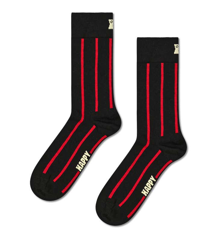 Vertical Stripe Sock