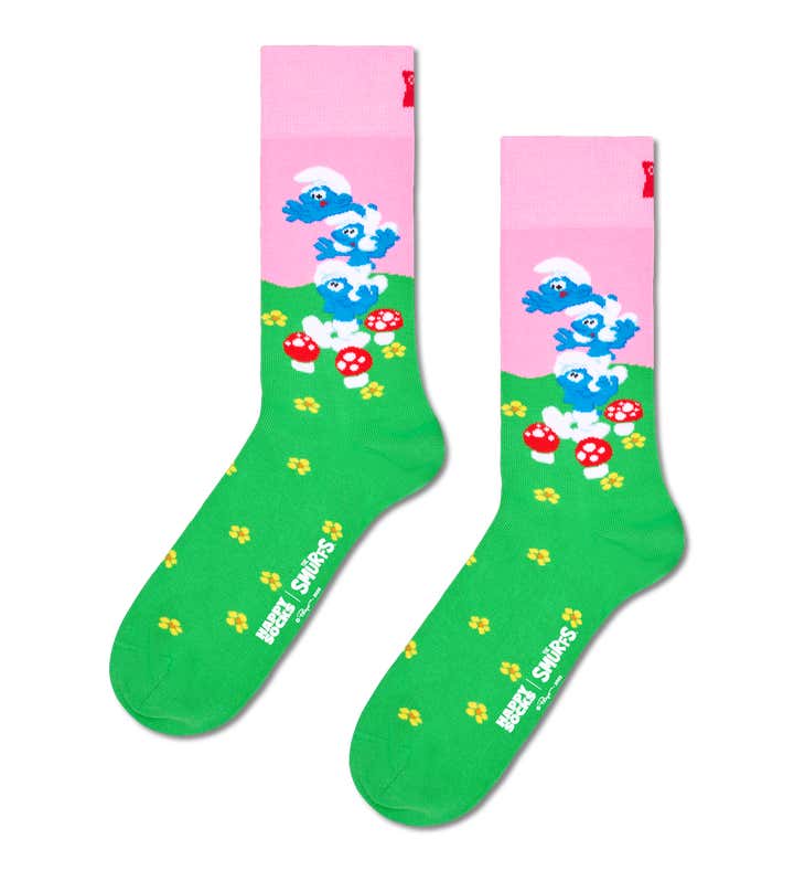 The Smurfs Smurf Tower Sock