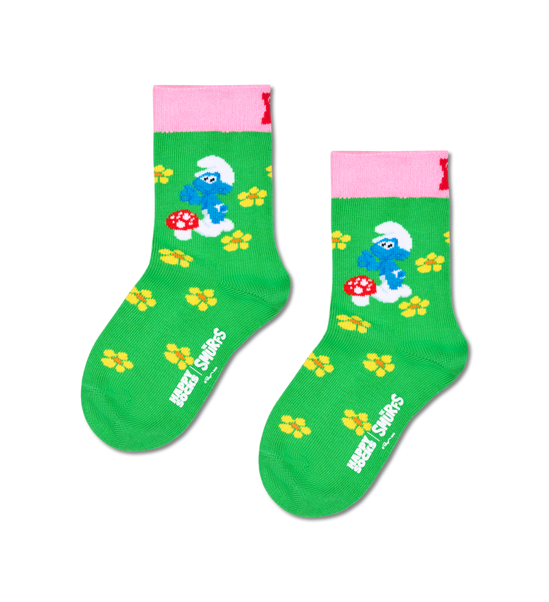 Kids The Smurfs Waving Smurf Sock