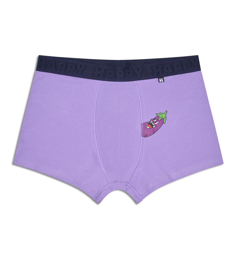 Eggplant Print Boxer Briefs | Funny Designer Boxers