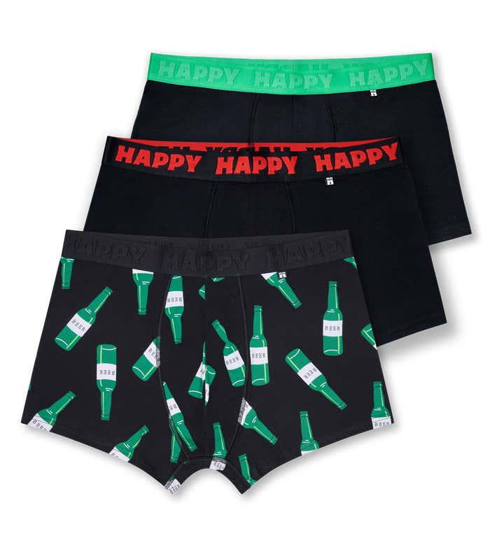 3-Pack Beer Short Boxers