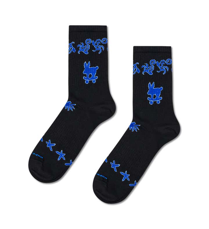 Skate Bunny Sneaker Sock